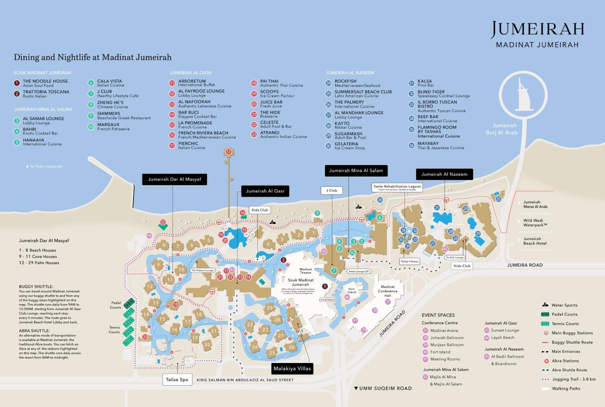 Jumeirah Al Qasr Дубай Екстериор снимка Jumeirah at Madinat Jumeirah map